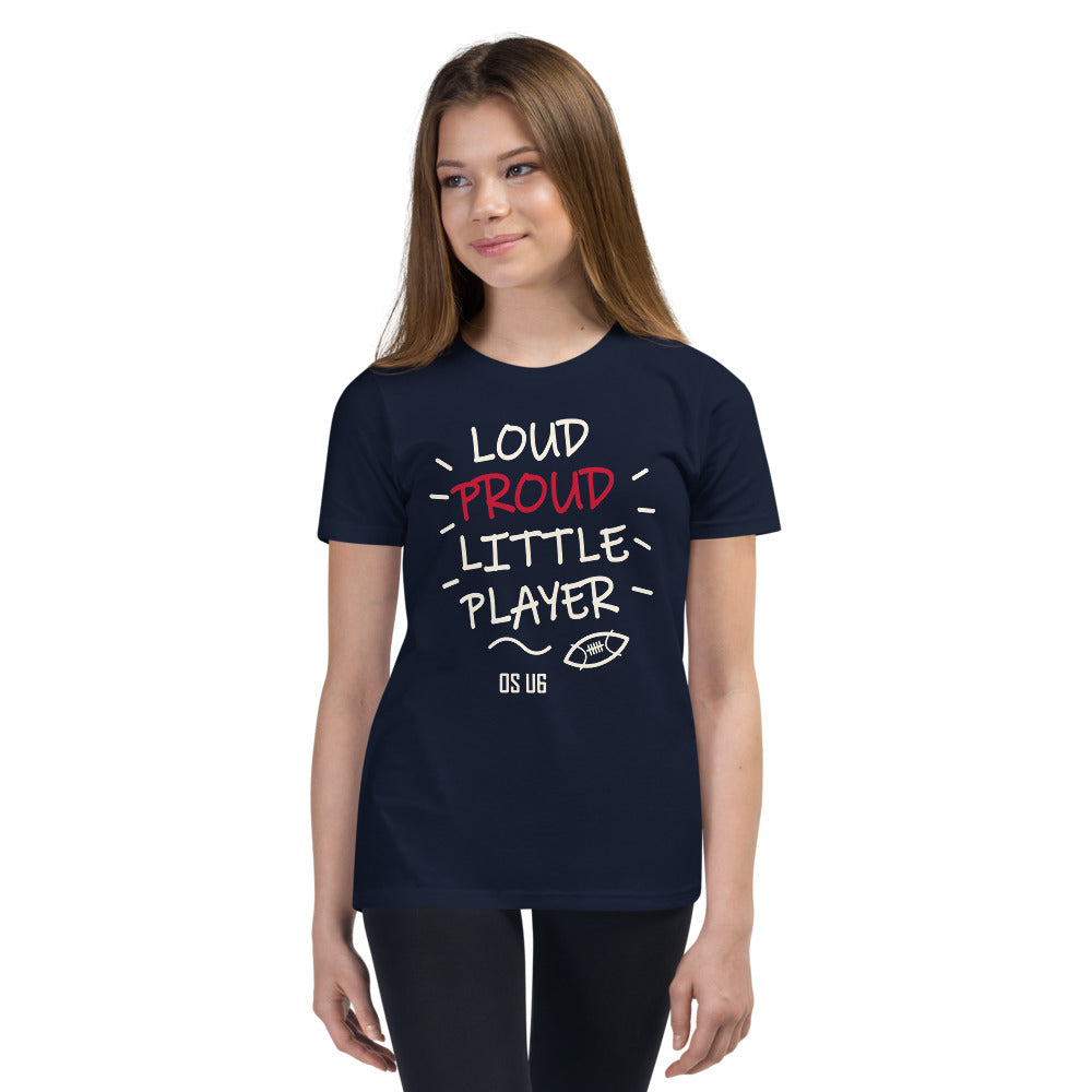 K08 corrected Ocean Springs design — child model front 2 — exact Printful garment and color