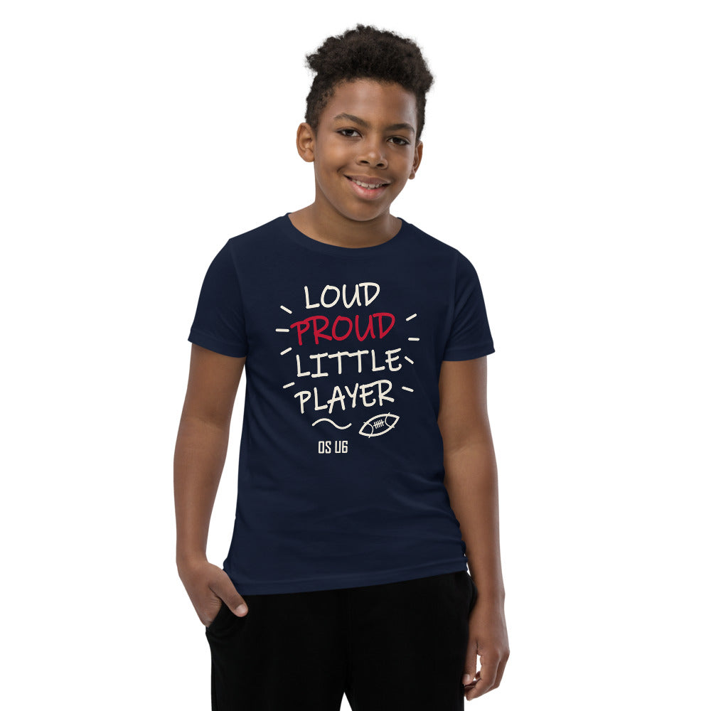 K08 corrected Ocean Springs design — child model front 3 — exact Printful garment and color