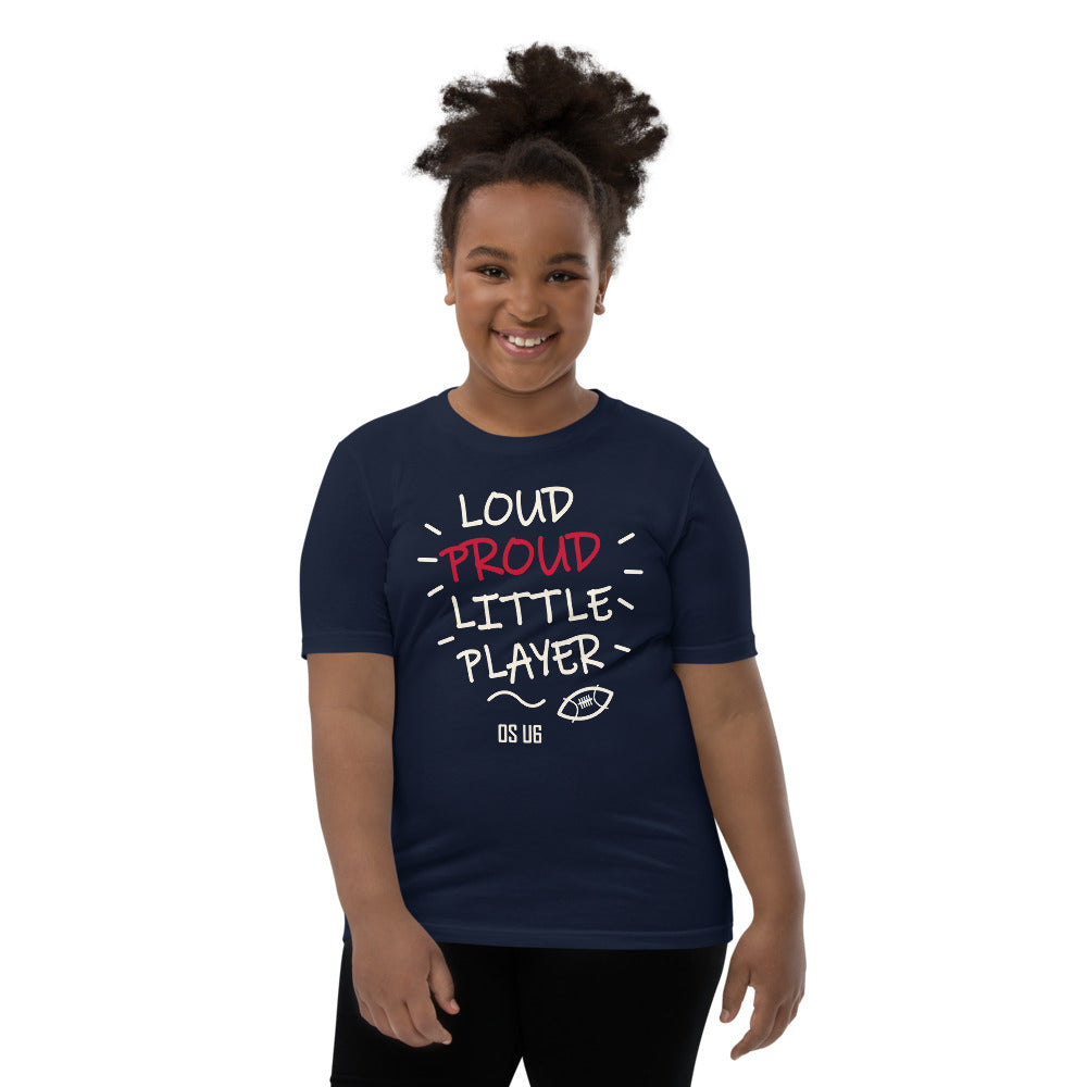 K08 corrected Ocean Springs design — child model front 4 — exact Printful garment and color