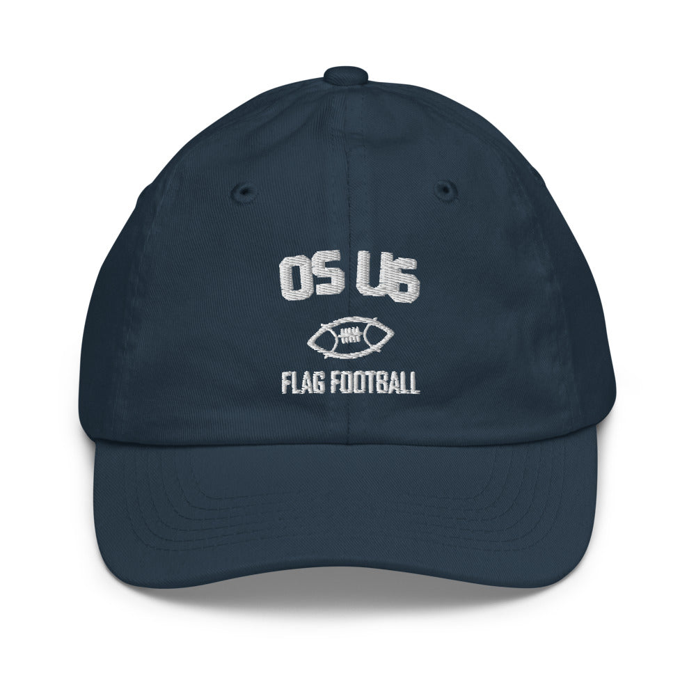 OS U6 Mini Sideline Kids Hat — garment only front — Printful Navy Youth Cap