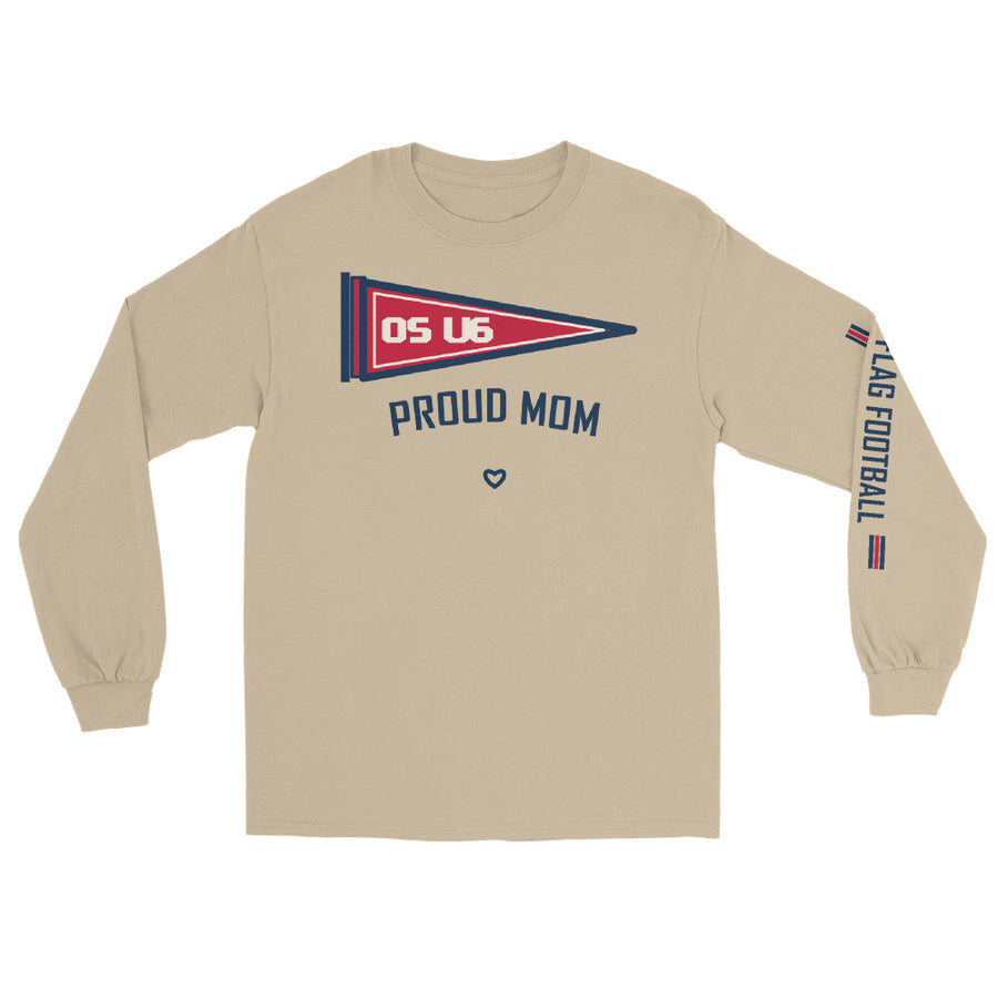 OS U6 Proud Mom Pennant Long Sleeve