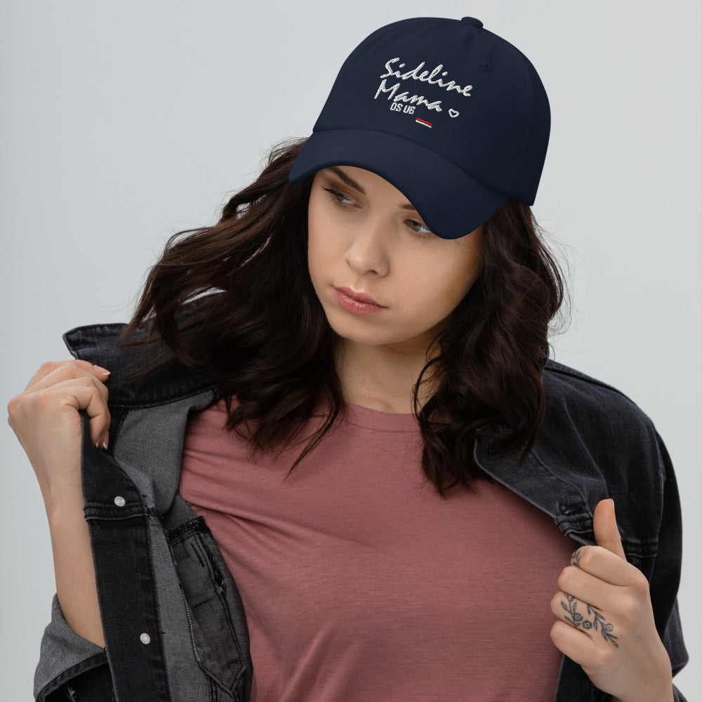OS U6 Sideline Mama Hat — corrected Printful supplier womens_model_front_2 view