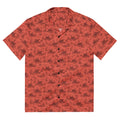 Pig Cabana Resort Shirt in coral and oxblood, front view. Exact supplier digital mockup. Shirt only; matching shorts sold separately.