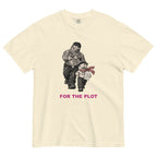 For the Plot — Pig & Wiglet Heavyweight Tee in Ivory, front view
