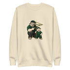 Good Ideas Club — Pig & Wiglet Crewneck in Bone, front view