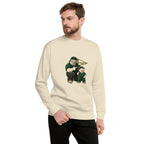 Good Ideas Club — Pig & Wiglet Crewneck in Bone, worn by a model