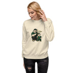 Good Ideas Club — Pig & Wiglet Crewneck in Bone, worn by a model