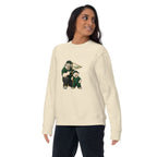 Good Ideas Club — Pig & Wiglet Crewneck in Bone, worn by a model