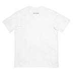 MAGAtard Deep State Tee in White — Printful digital back mockup showing small Slop Cannon print below the rear collar, with the rest of the back unprinted.