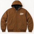 Slop Script Duck Work Jacket in Duck Brown, front view