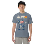 Man wearing the Robotics Club Tee in Blue Jean