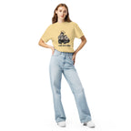 Low Battery — Pig & Wiglet Heavyweight Tee in Butter, front view