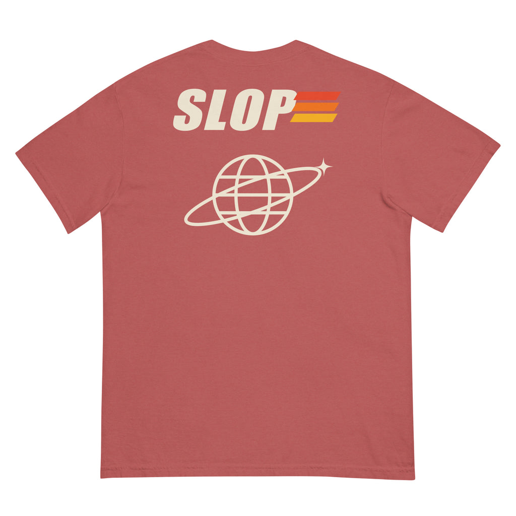 Robotics Club Tee in Crimson, back view