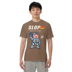 Man wearing the Robotics Club Tee in Espresso