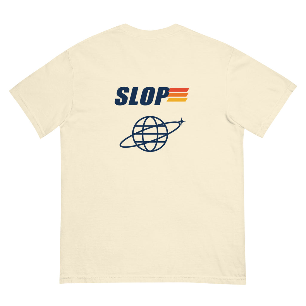 Robotics Club Tee in Ivory, back view