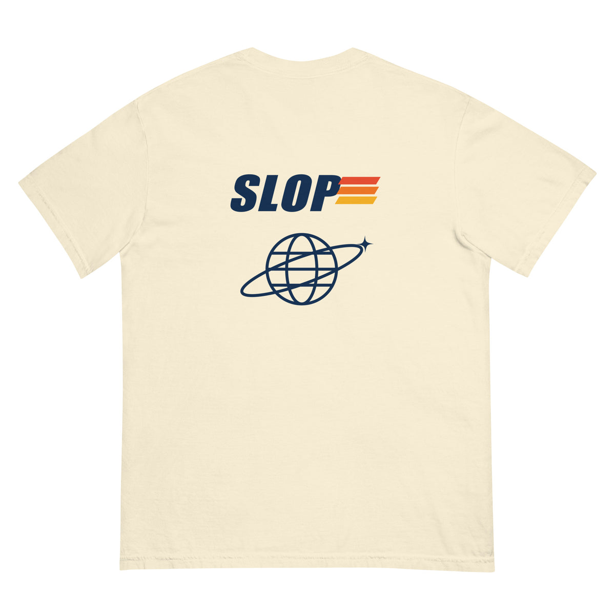 Robotics Club Tee in Ivory, back view