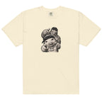 Pig & Wiglet Heavyweight Tee — Ivory — supplier model front, pose 1, no-text artwork