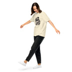 Pig & Wiglet Heavyweight Tee — Ivory — supplier model front, pose 3, no-text artwork