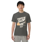 Trick or Slop Tee in Pepper, worn by a model