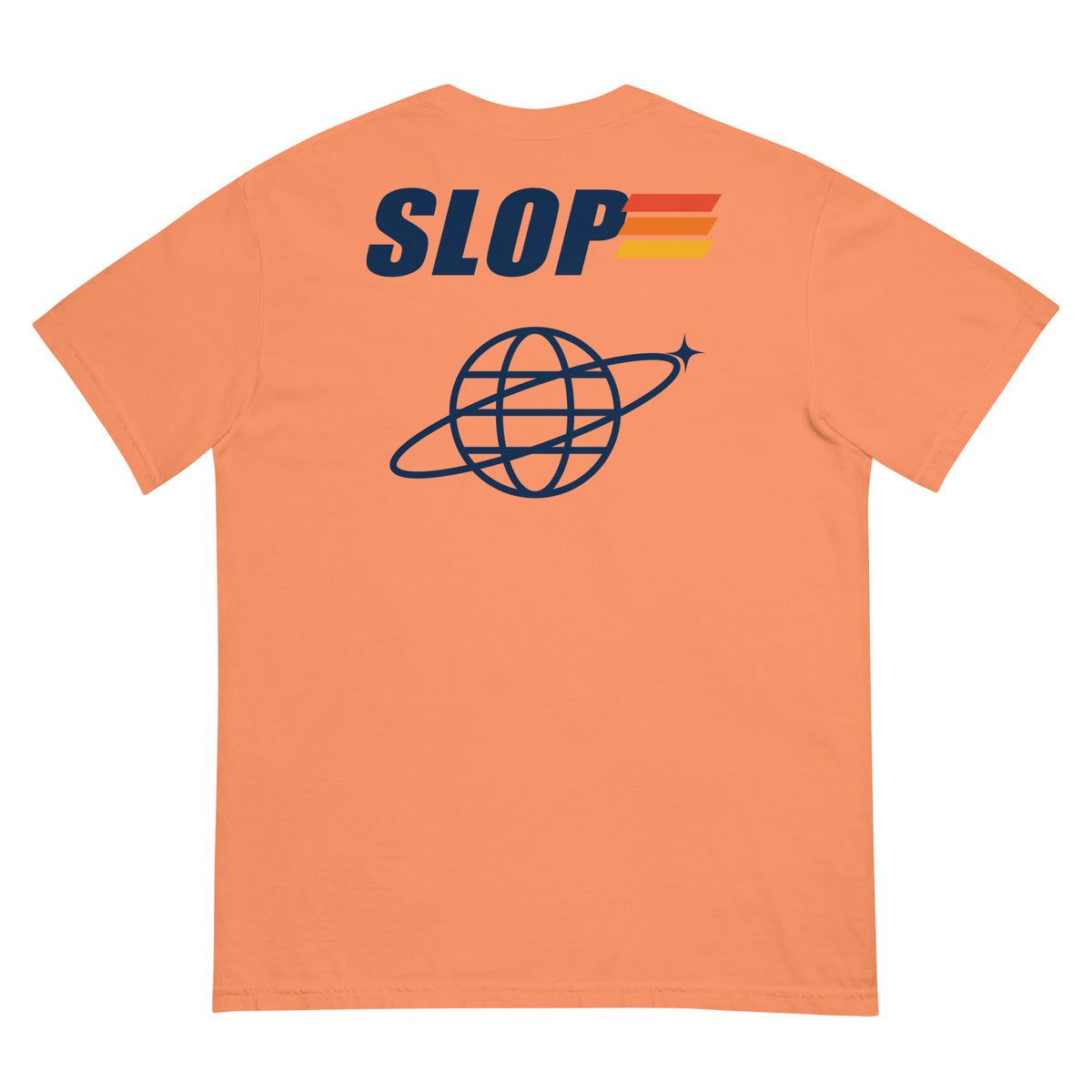 Robotics Club Tee in Terracotta, back view