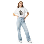 For the Plot — Pig & Wiglet Heavyweight Tee in White, front view