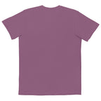 SLOPCANNON Pocket Tee in Berry, back view