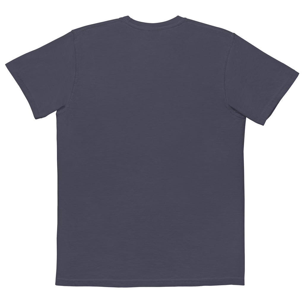 SLOPCANNON Pocket Tee in True Navy, back view