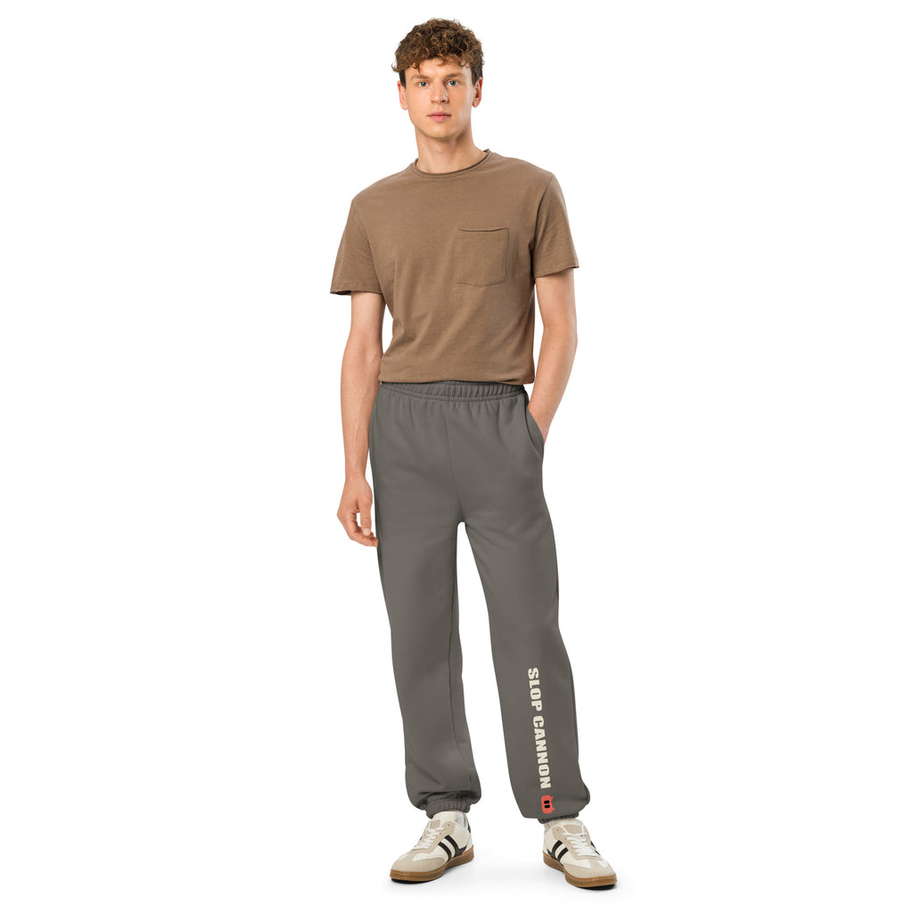SLOPCANNON Sweatpants — Asphalt — front view