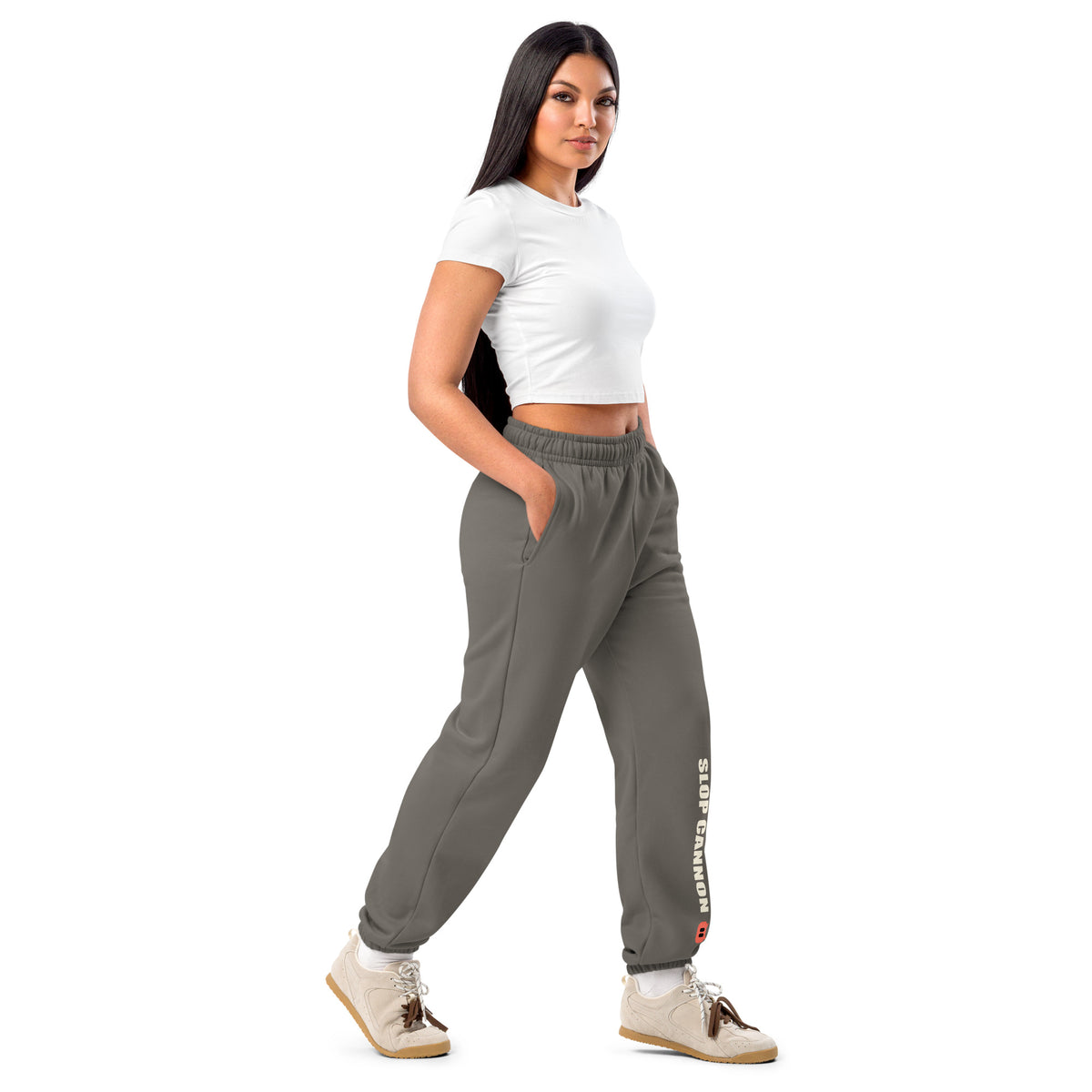 SLOPCANNON Sweatpants — Asphalt — right side