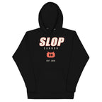 Slopcannon Snout Hoodie — Black — flat front