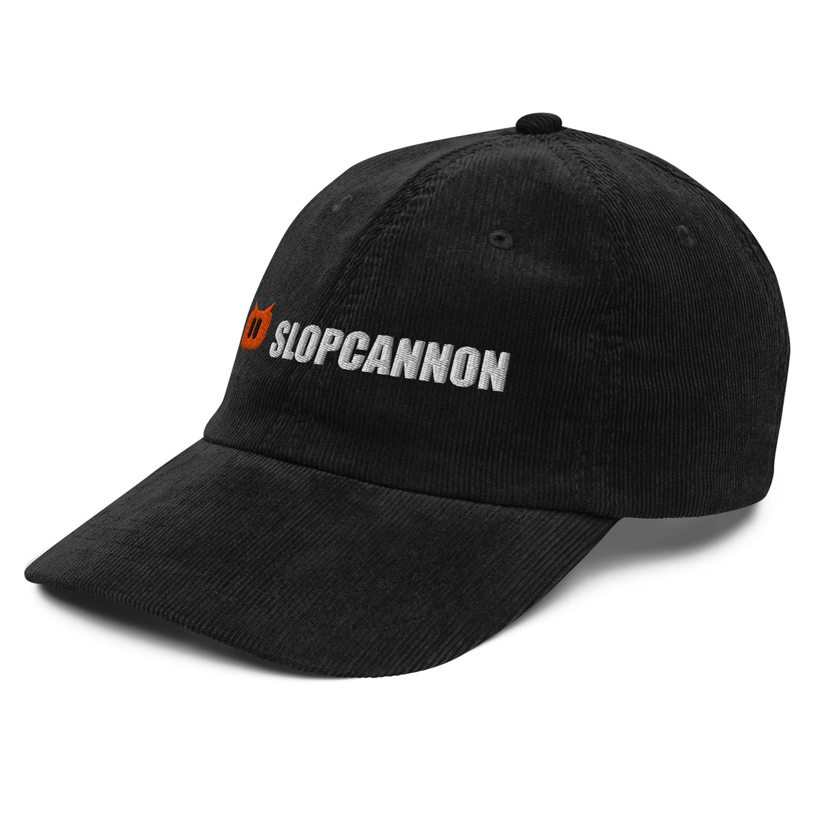 SLOPCANNON Corduroy Cap, left side