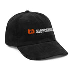 SLOPCANNON Corduroy Cap, right side