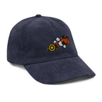 Cannon Corduroy Cap in Navy, right side